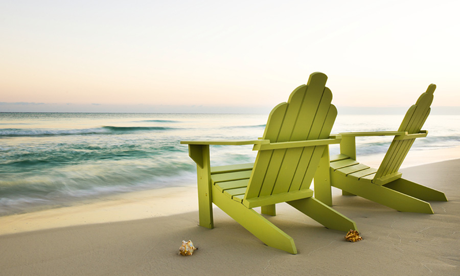 Beach chairs